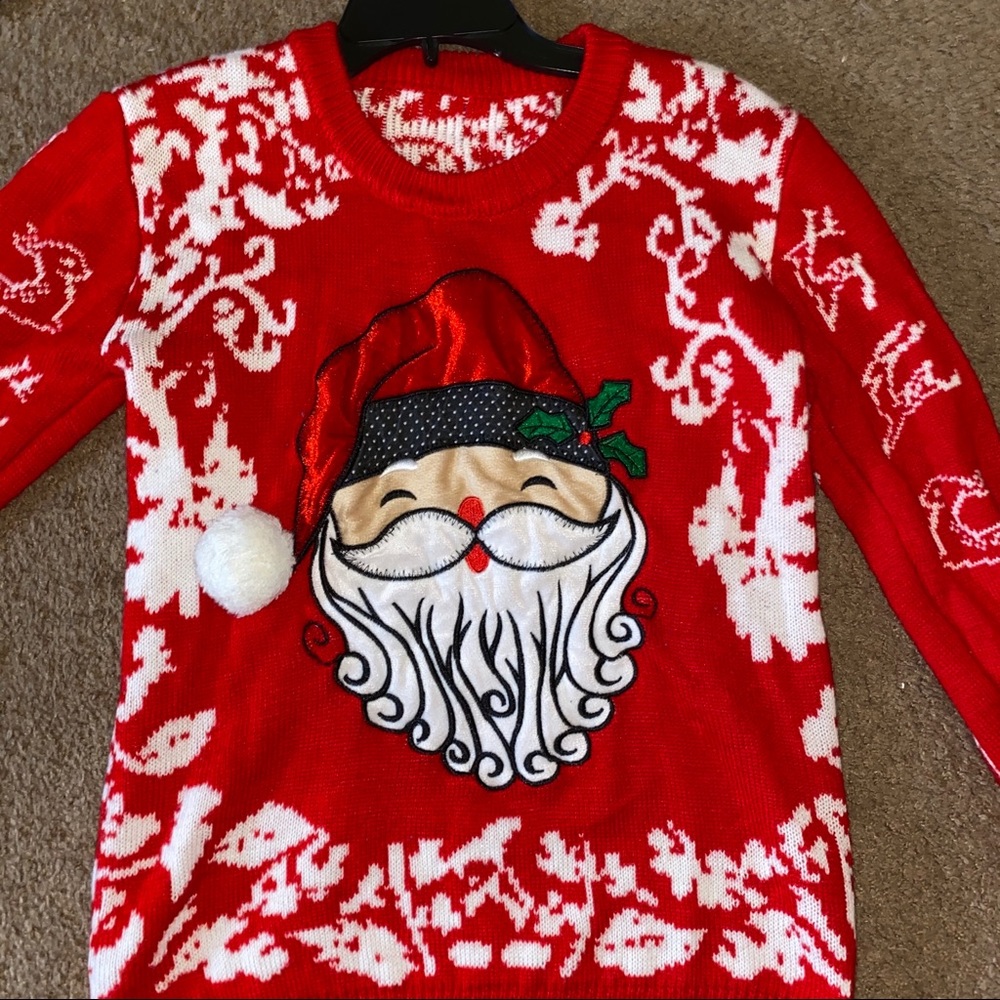 Santa Claus Christmas crewneck sweater